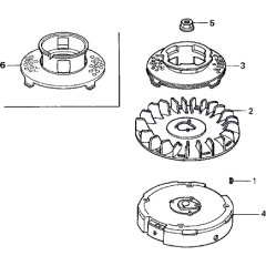Flywheel & Starter Pulley