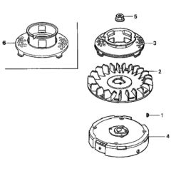 Flywheel for Honda HRH536K2