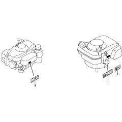 Label for Honda HRH536K2