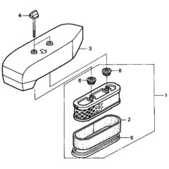 Air Cleaner for Honda HRH536K2