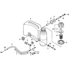 Fuel Tank for Honda HRH536K3