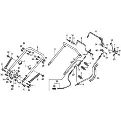 Handle Pipe for Honda HRH536K3