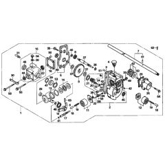 Transmission for Honda HRH536K4
