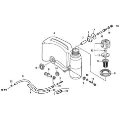 Fuel Tank for Honda HRH536K4