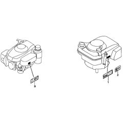Label for Honda HRH536K4