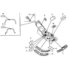 Label for Honda HRH536K4