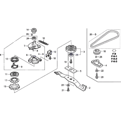 Rotary Blade Assembly for Honda