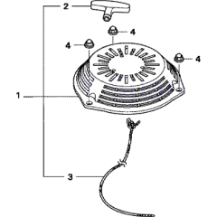 Recoil Starter for Honda HRX426-SX