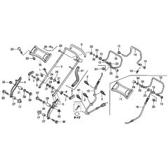 Handle Pipe for Honda HRX426C