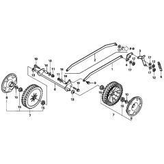 Front Wheel for Honda HRX426C