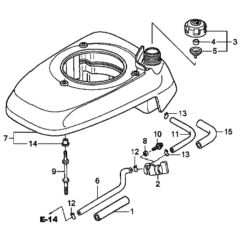 Fan Cover for Honda HRX426C