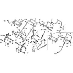 Handle Pipe for Honda HRX426C