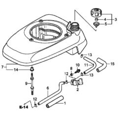 Fan Cover for Honda HRX426C