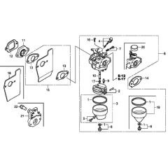 Carburettor for Honda HRX426C