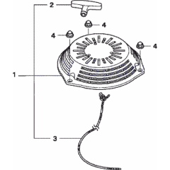 Recoil Starter for Honda HRX426 QX