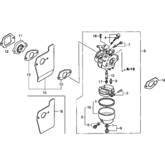 Carburetor Assembly for Honda