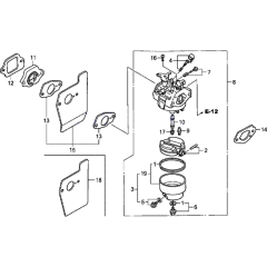 Carburetor Assembly for Honda
