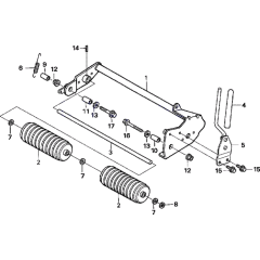 Rear Roller Assembly for Honda HRX426