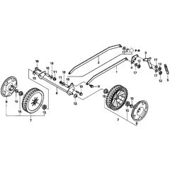 Front Wheel for Honda HRX476C