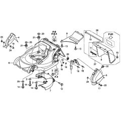 Cutter Housing for Honda HRX476C