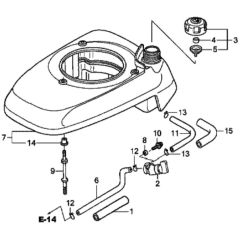 Fan Cover for Honda HRX476C