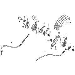 Throttle Lever for Honda HRX476C1
