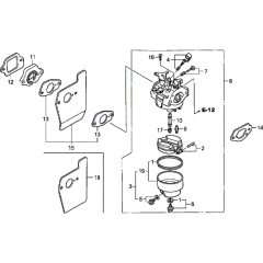 Carburettor Assembly for Honda