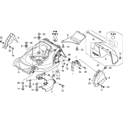 Cutter Housing for Honda HRX476 SX
