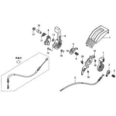 Throttle Lever for Honda HRX537C