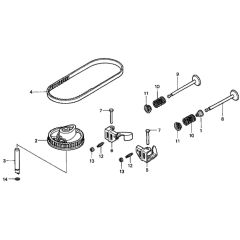 Camshaft Pulley for Honda HRX537C