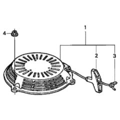 Recoil Starter for Honda HRX537C