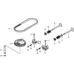 Camshaft Pulley for Honda HRX537C