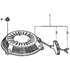 Recoil Starter for Honda HRX537C