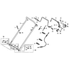Handle Pipe for Honda HRX537C1