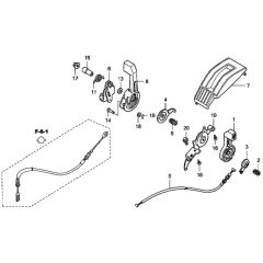 Throttle Lever for Honda HRX537C1
