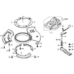 Shutter for Honda HRX537C1