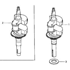 Crankshaft for Honda HRX537C1