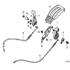 Throttle Lever for Honda HRX537C1