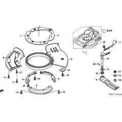 Shutter for Honda HRX537C1