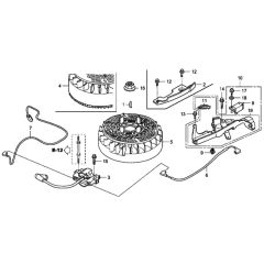 Flywheel for Honda HRX537C1