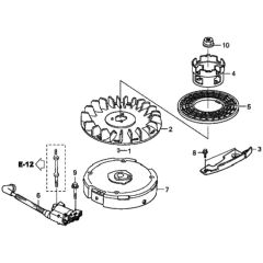 Flywheel for Honda HRX537C1