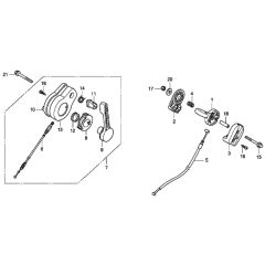 Throttle Lever for Honda HRX537C1