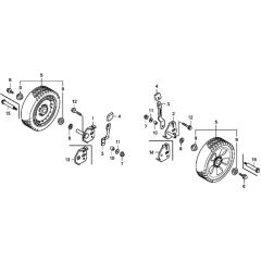 Front Wheel for Honda HRX537C1