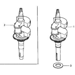 Crankshaft for Honda HRX537C1