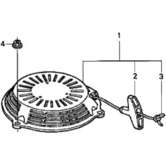 Recoil Starter for Honda HRX537C1