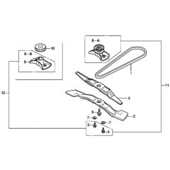 Rotary Blade for Honda HRX537C2