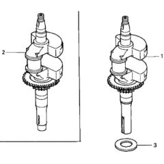 Crankshaft for Honda HRX537C2