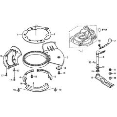Shutter for Honda HRX537C2