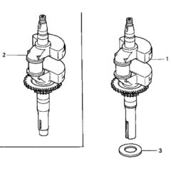 Crankshaft for Honda HRX537C2