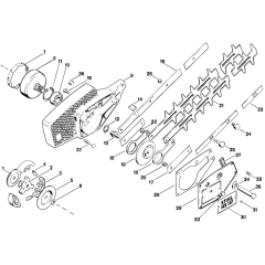 HS151 Gear Housing Assembly